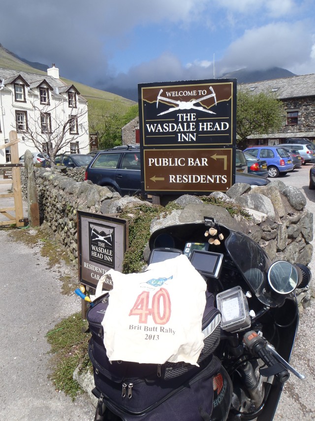 11:43 a.m. Wasdale Head Inn. It claims to be the home of British climbing.